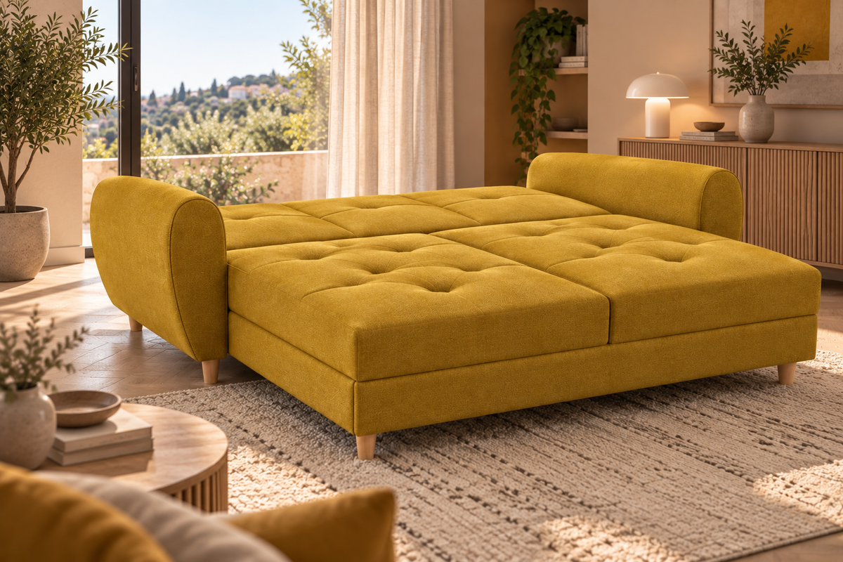 Canapé 3 places KLARA Convertible scandinave