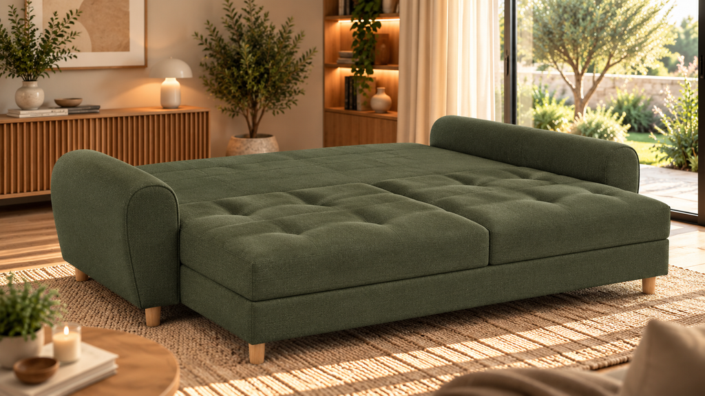 Canapé 3 places KLARA Convertible scandinave