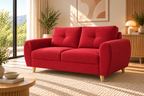 Canapé 2 places KLARA Compact scandinave