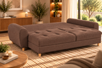 Canapé 3 places KLARA Convertible scandinave