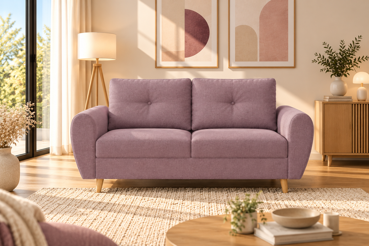 Canapé 2 places KLARA Compact scandinave