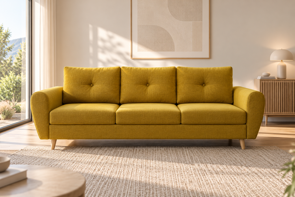 Canapé 3 places KLARA Convertible scandinave