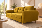 Canapé 3 places KLARA Convertible scandinave