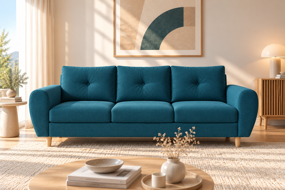 Canapé 3 places KLARA Convertible scandinave