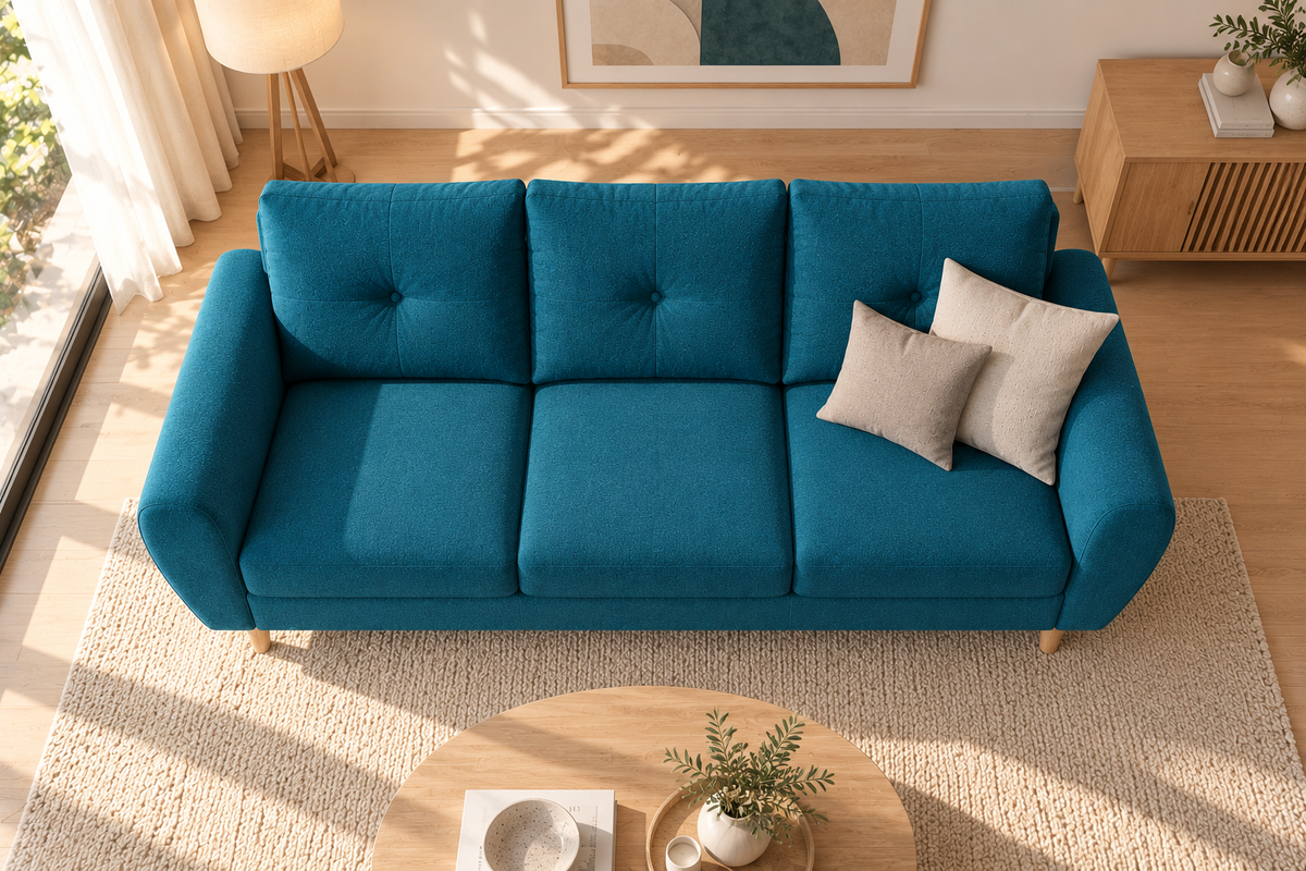 Canapé 3 places KLARA Convertible scandinave