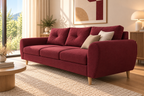Canapé 3 places KLARA Convertible scandinave