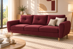 Canapé 3 places KLARA Convertible scandinave