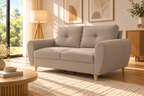 Canapé 2 places KLARA Compact scandinave