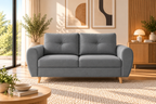 Canapé 2 places KLARA Compact scandinave